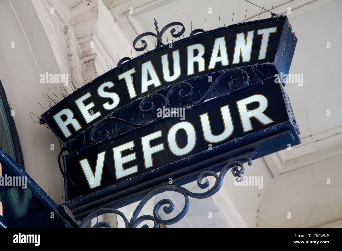 France, Paris, Grand Vefour Restaurant, Head Chef Guy Martin Stock Photo