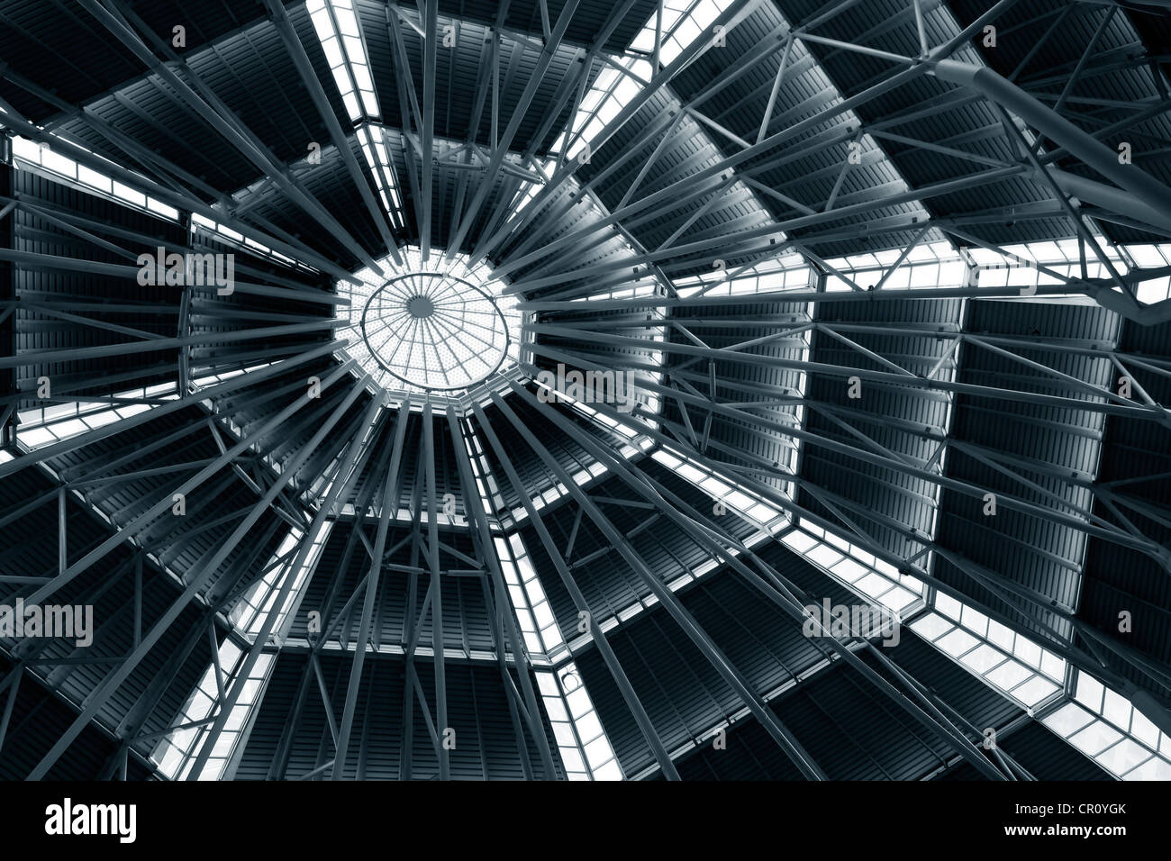 Kuala Lumpur Building from Inside. Petronas Twin Towers. Malaysia Stock Photo