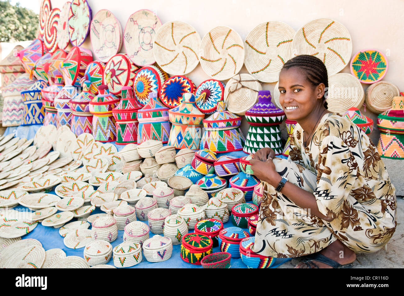 Ethiopia, Tigray Region, city of Axum, craft Stock Photo Alamy