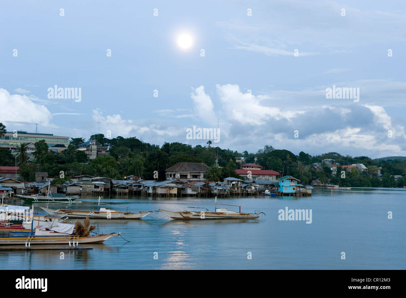 Philippines, Bohol Island, Tagbilaran, the harbour Stock Photo