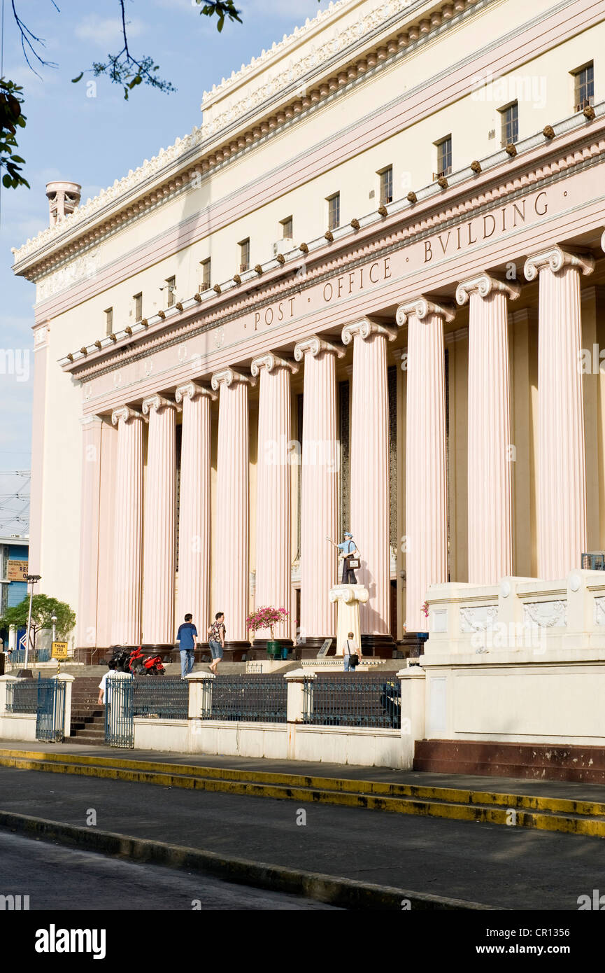 Philippines, Luzon Island, Manila, central post office Stock Photo Alamy