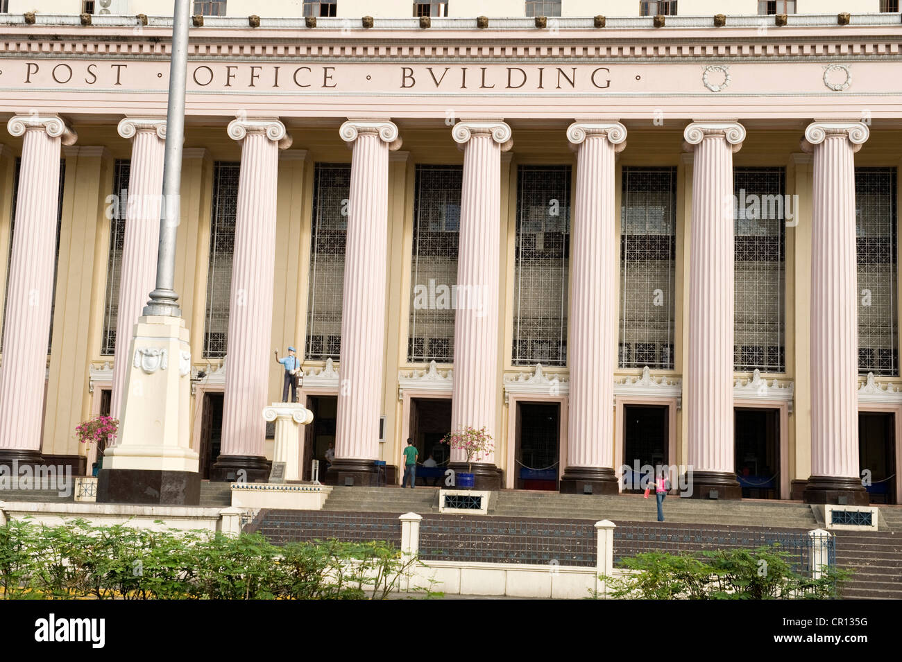 Philippines, Luzon Island, Manila, central post office Stock Photo Alamy