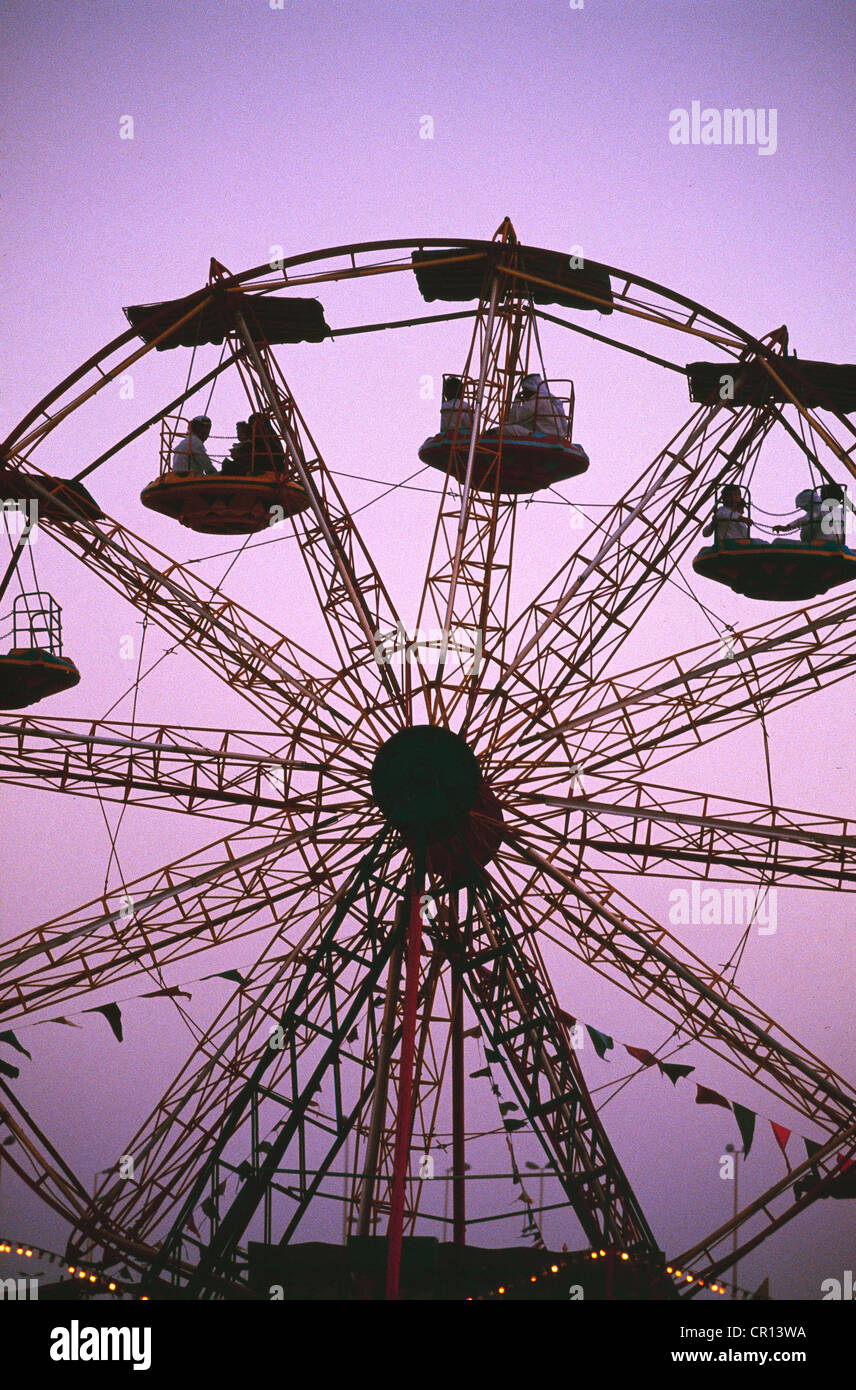 A ferris wheel entertaining Saudis and their families in Saudi Arabia's ...