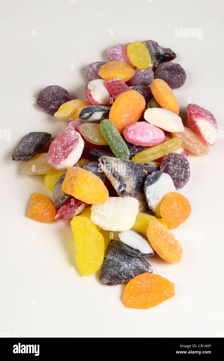 Yorkshire mixture sweet candy Stock Photo