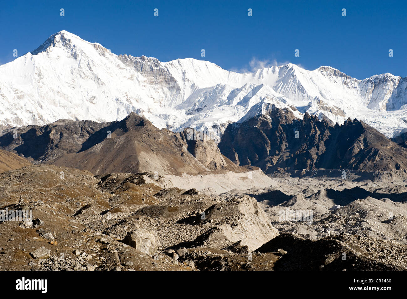 Nepal, Sagarmatha National Park, Solu Khumbu District, Everest area, Gokyo Valley, the Khumbu Himal Stock Photo