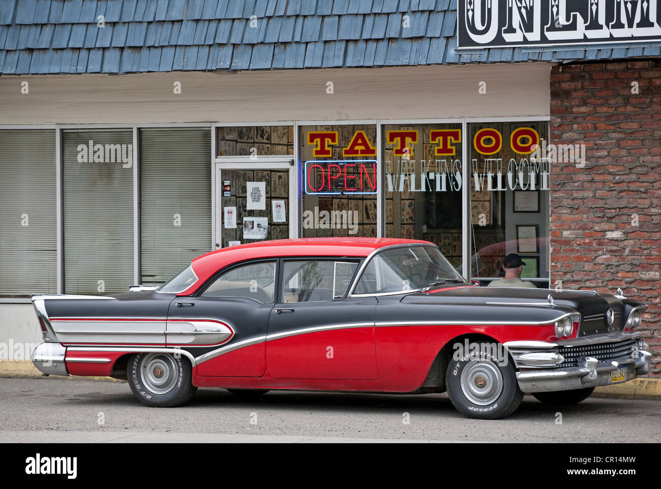 1959 Buick Le Sabre classic car. Anchorage. Alaska. USA Stock Photo Alamy
