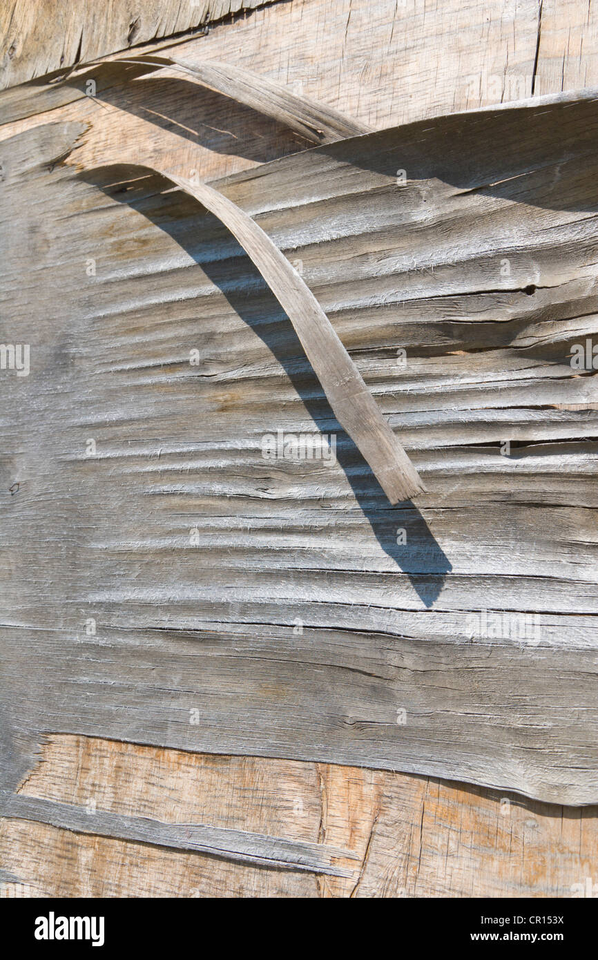 Wall repaired, patchedup with plywood Stock Photo Alamy