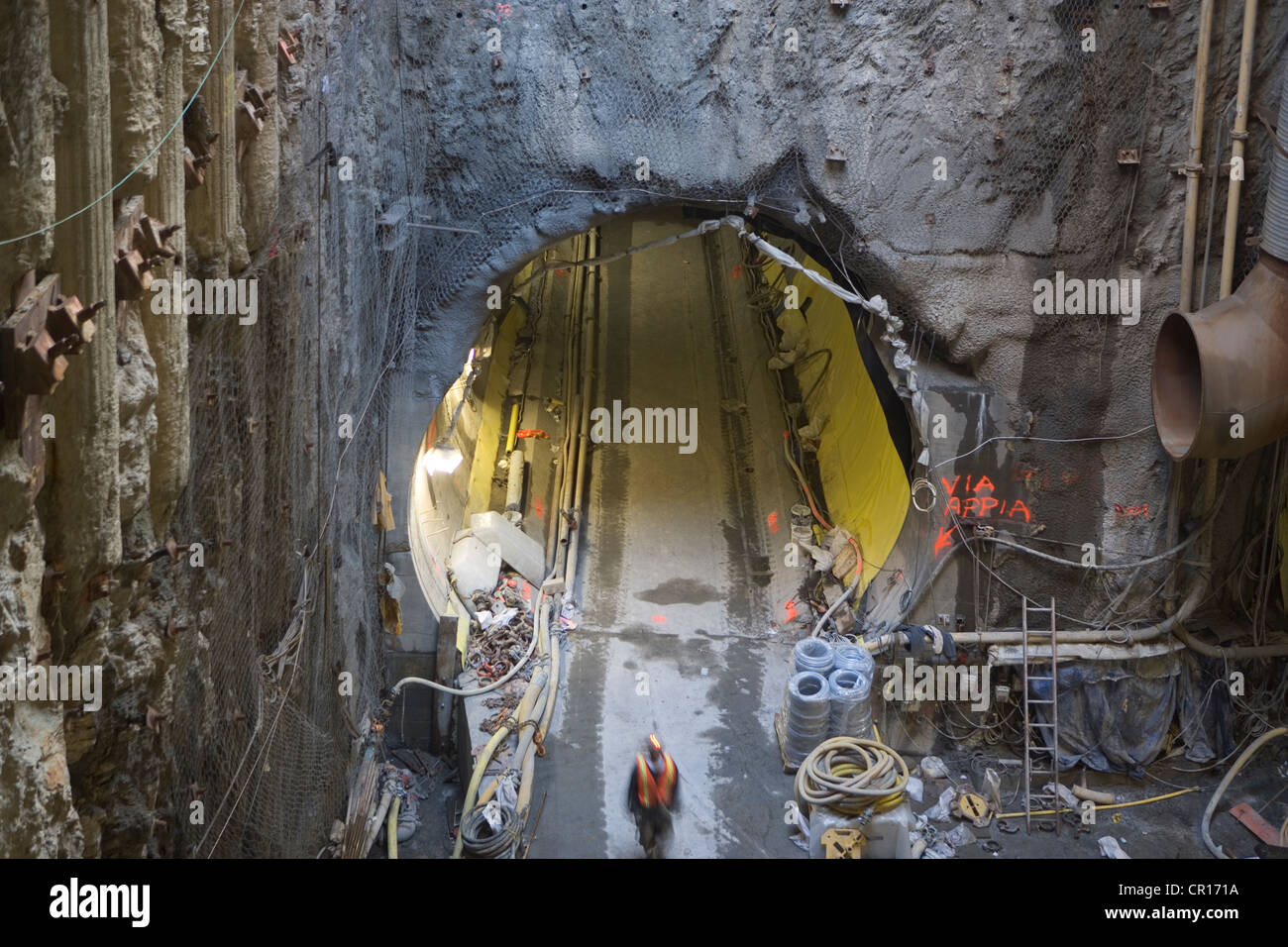 USA, New York, New York City, Construction of Second Avenue Subway ...