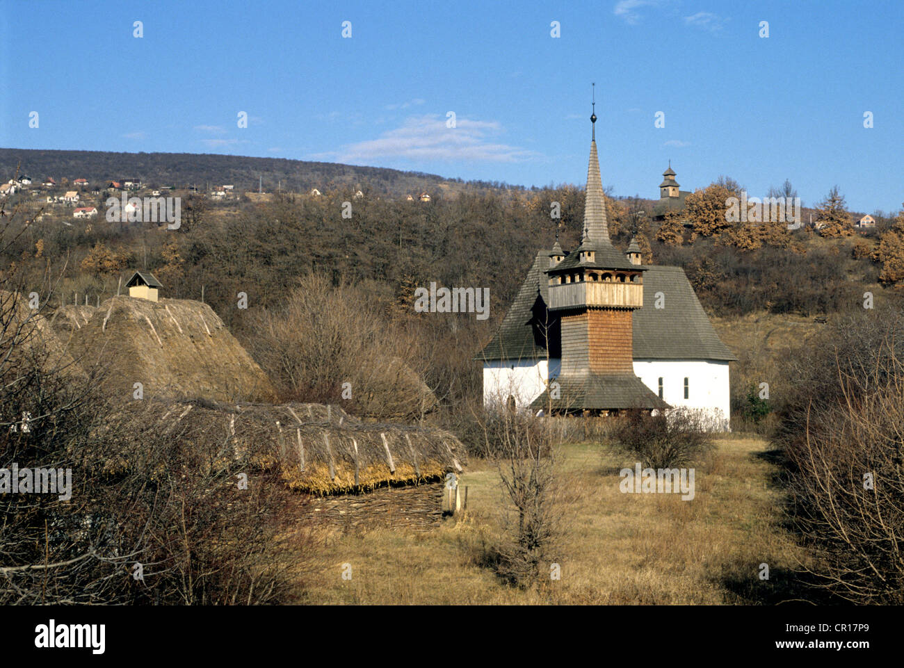 Hungary, wooden church in the village of Szentendre Stock Photo