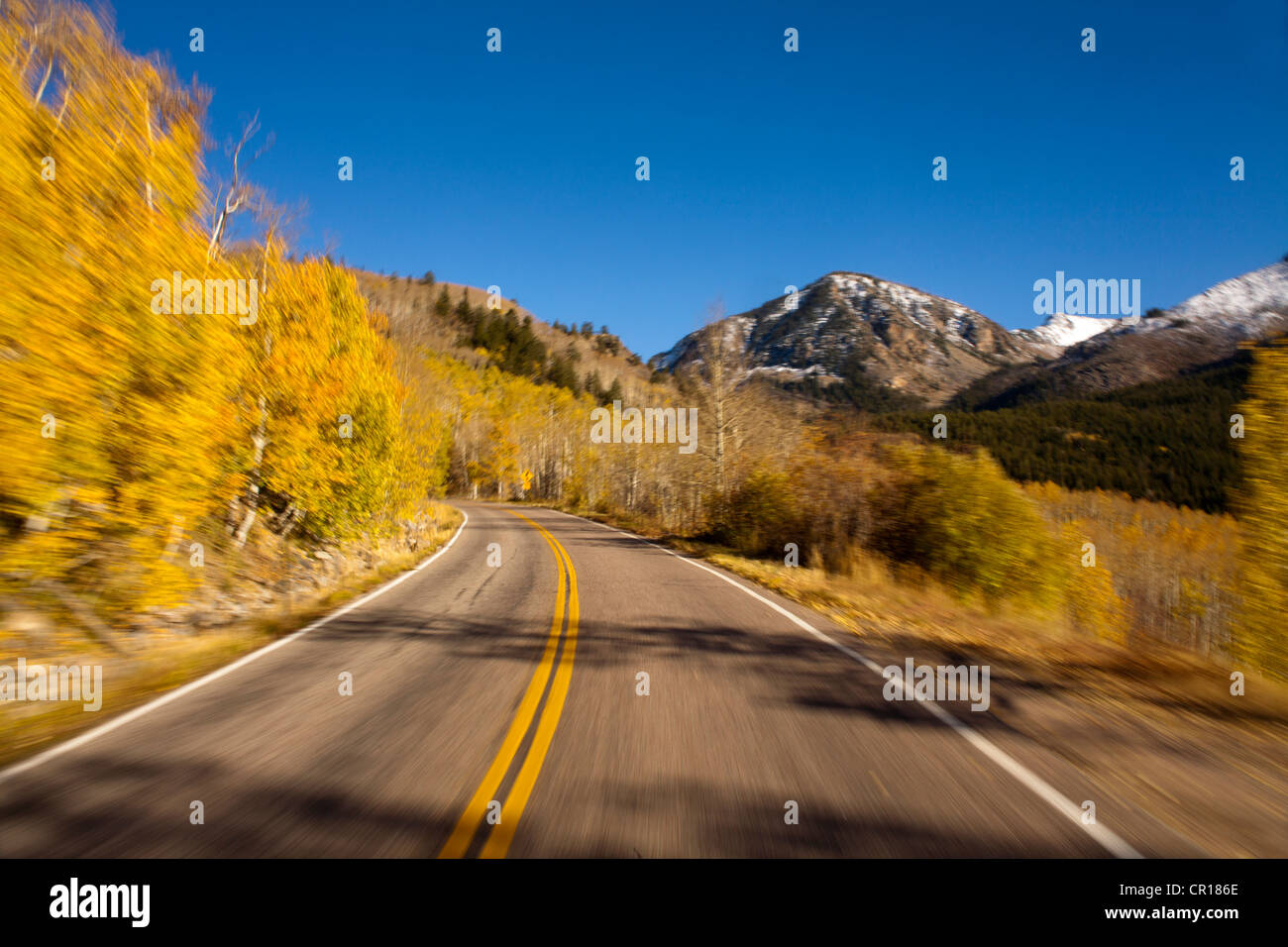 USA, Colorado, Road in mountains Stock Photo - Alamy