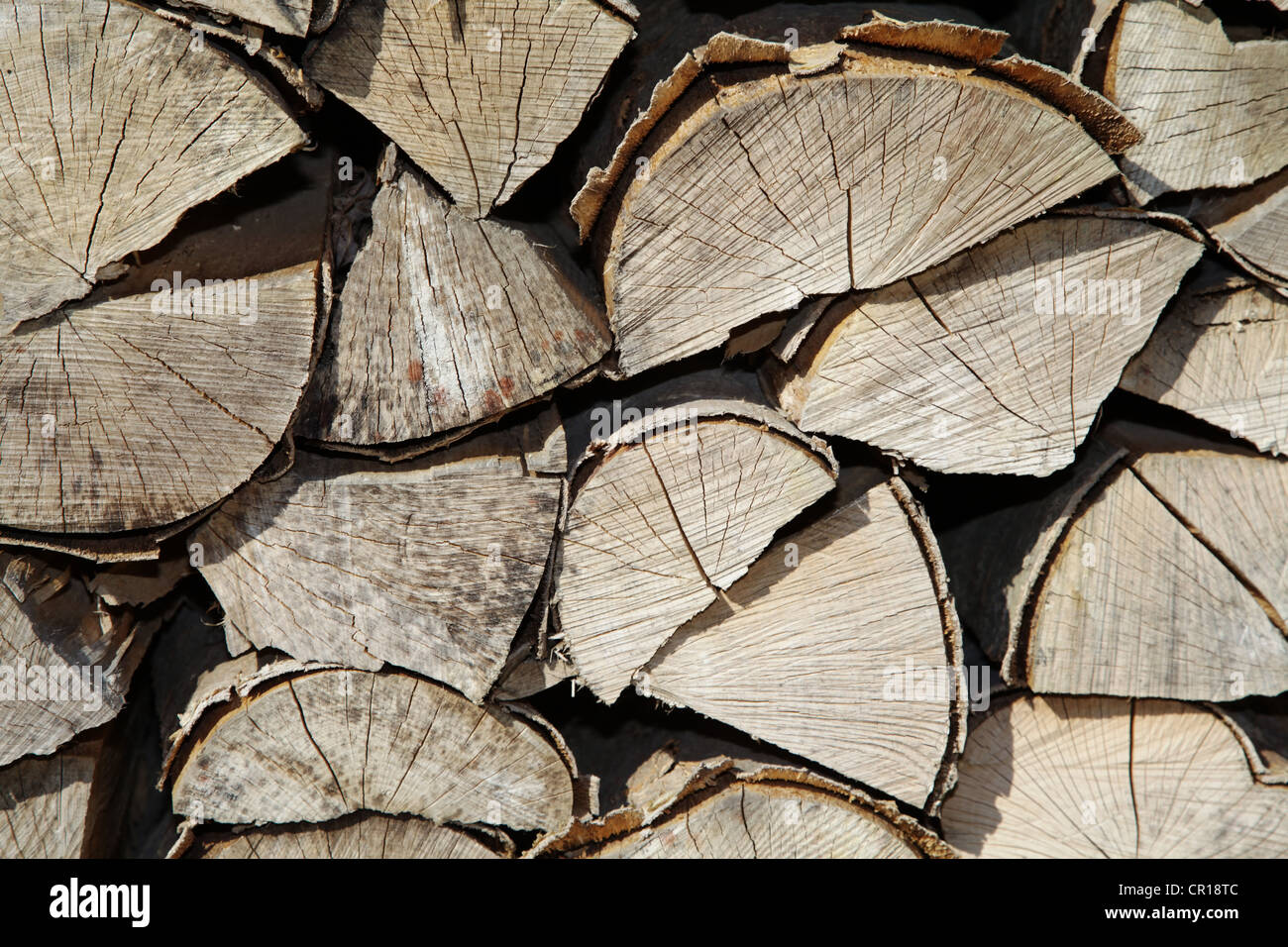 Beechwood firewood piled up Stock Photo Alamy