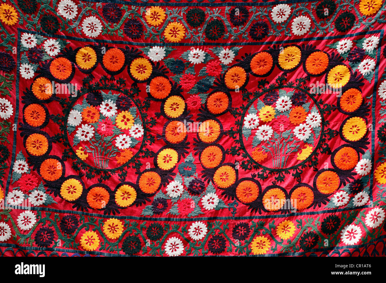 Wall Hangings Wall Décor Black Uzbek Suzani Wallhanging Home & Living