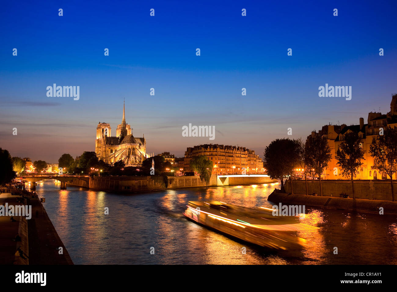 France, Paris, banks of the Seine River UNESCO World Heritage, ile de ...