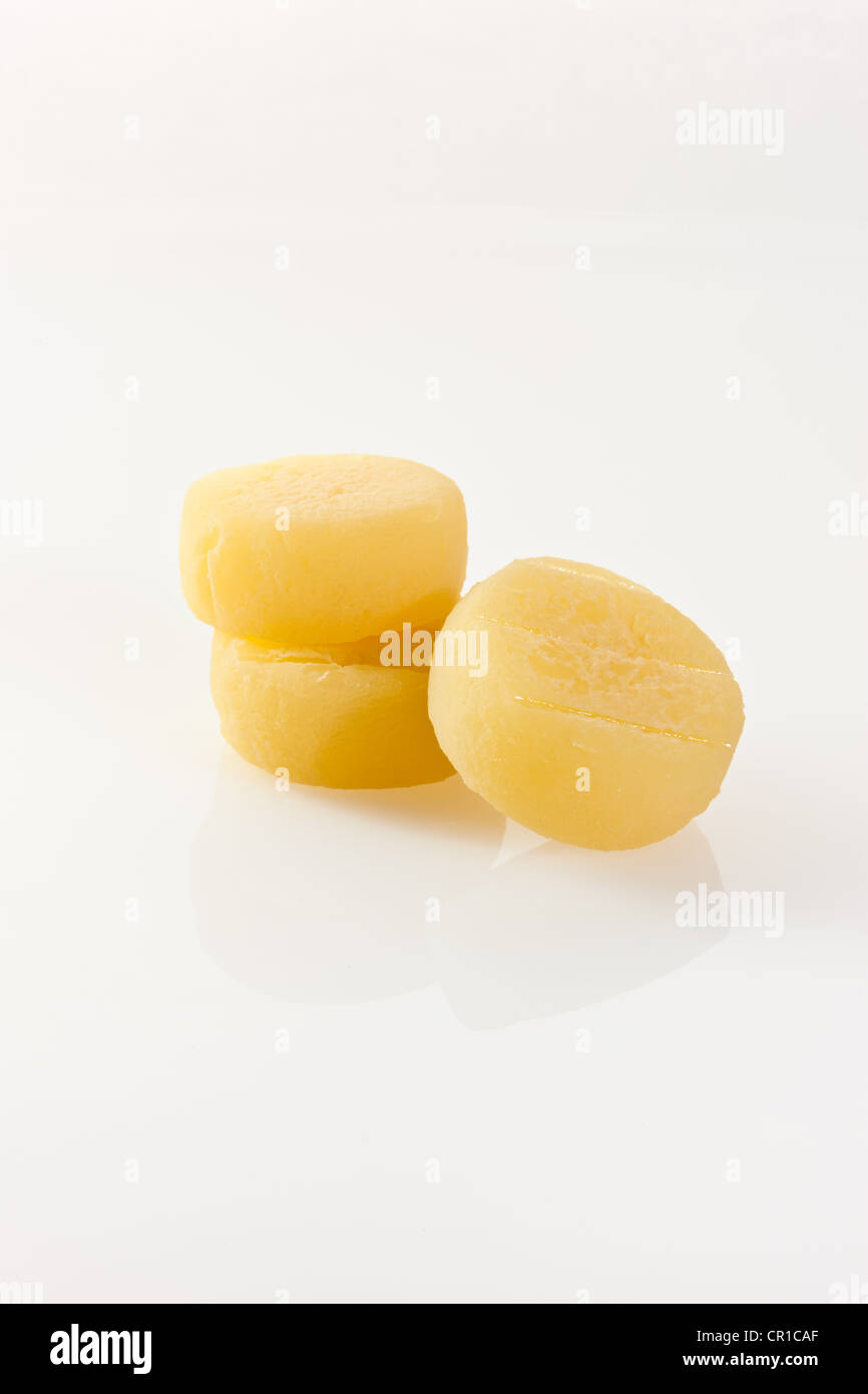 Traditional food of Frankfurt, German hand cheese or Harz cheese Stock