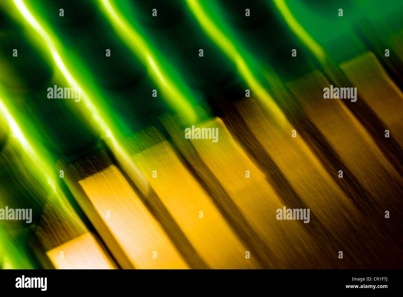 Electronic contacts, abstract image taken with a high magnification macro lens. Stock Photo