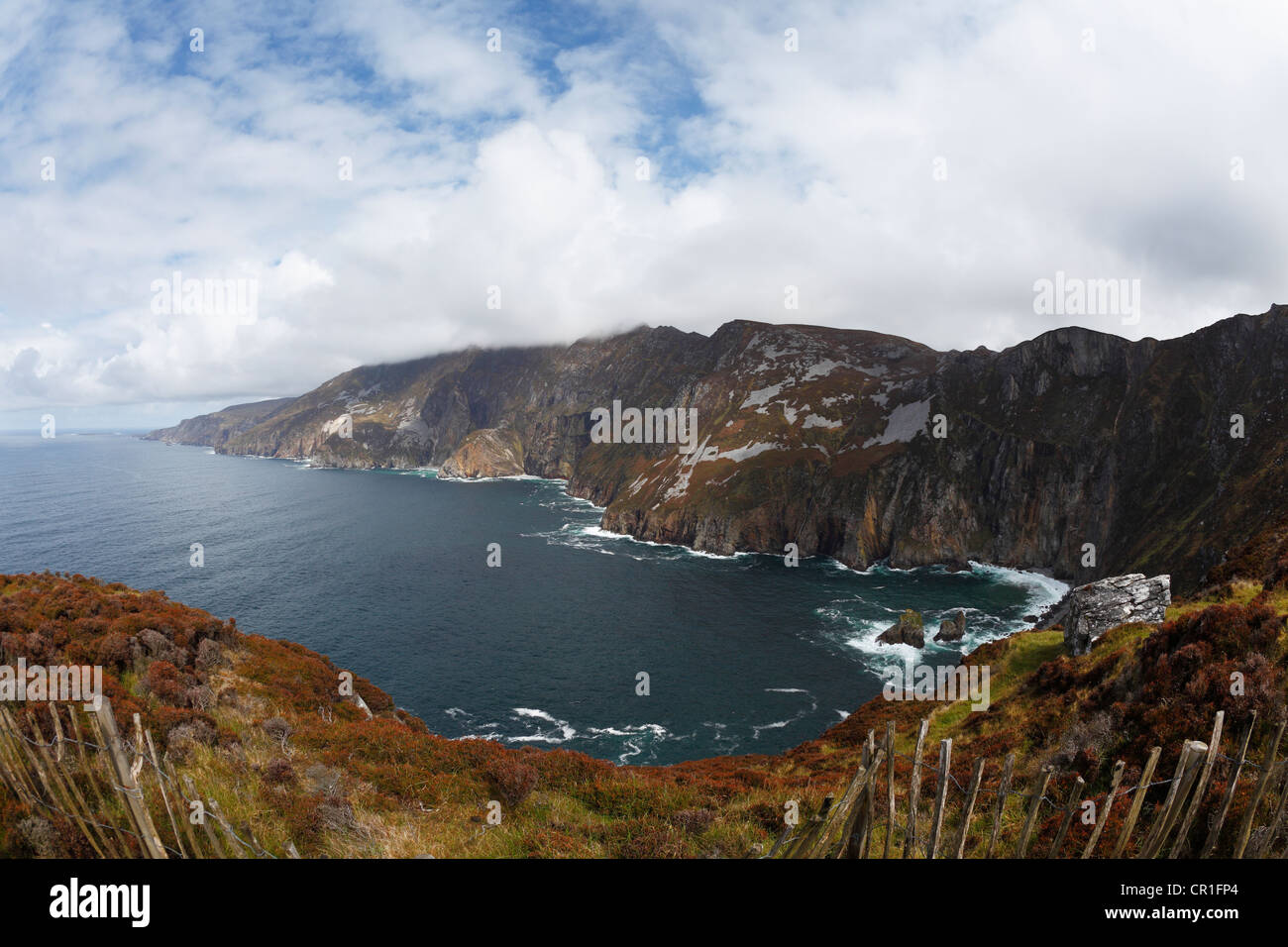 Cliffs of Slieve League, County Donegal, Ireland, Europe Stock Photo