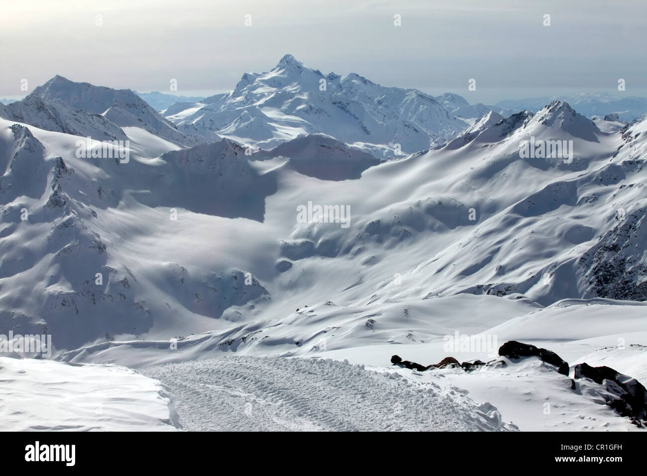 Elbrus. The Highest Mountain in Europe Stock Photo - Alamy