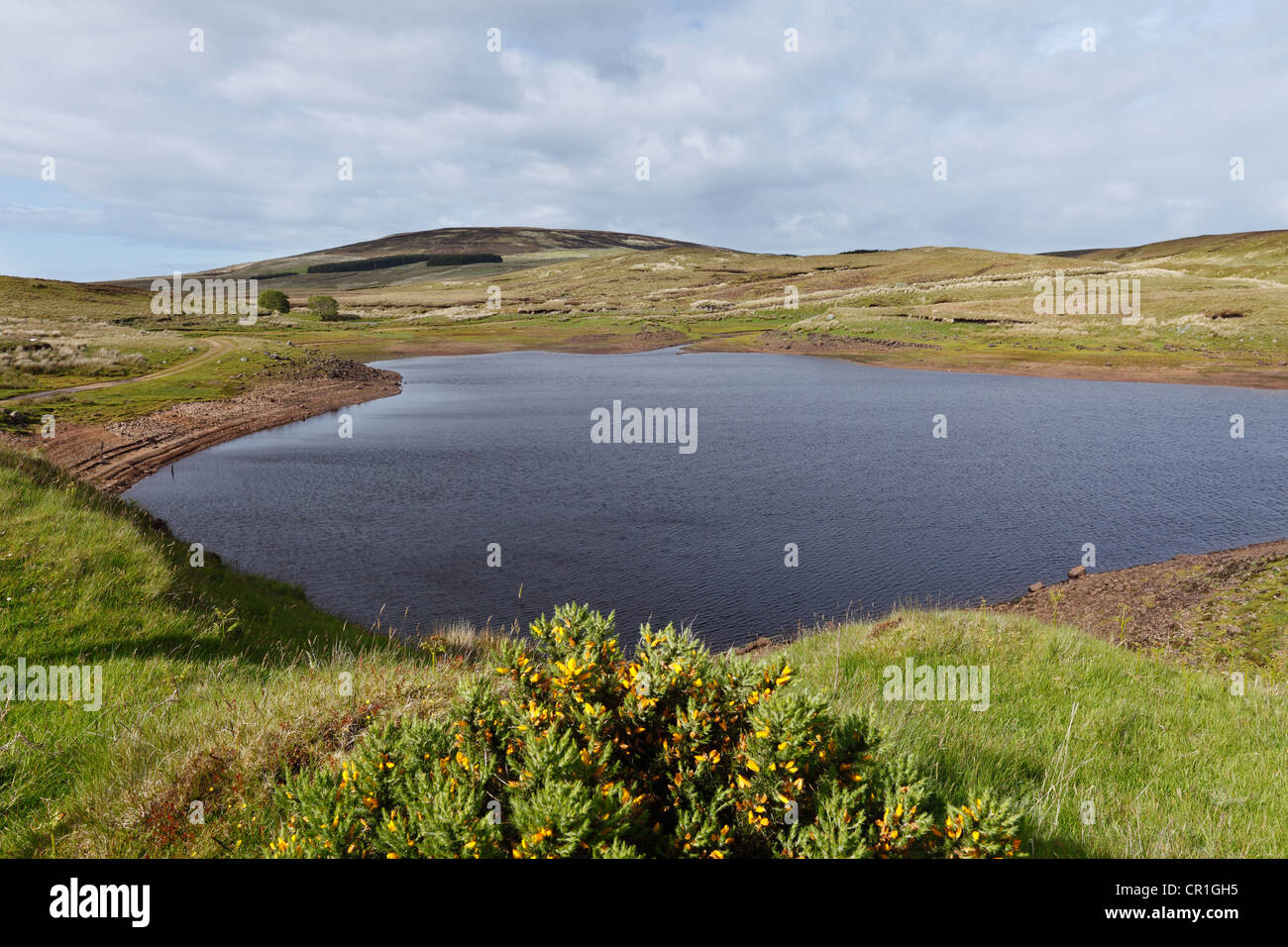 Loughareema 'vanishing lake' near Cushendun, County Antrim, Northern Ireland, United Kingdom, Europe Stock Photo