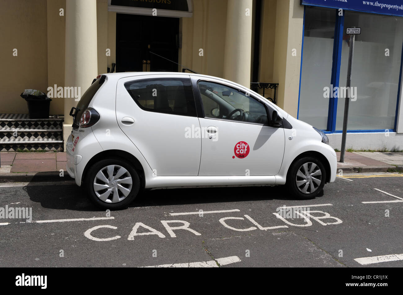 City Car Club vehicle parked in parking bay waiting to be used Brighton UK Stock Photo Alamy
