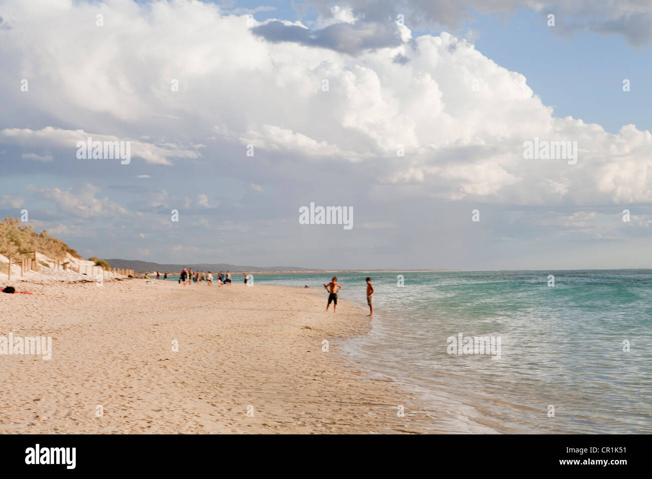 Turquoise Bay beach, part of the Cape Range National Park and the