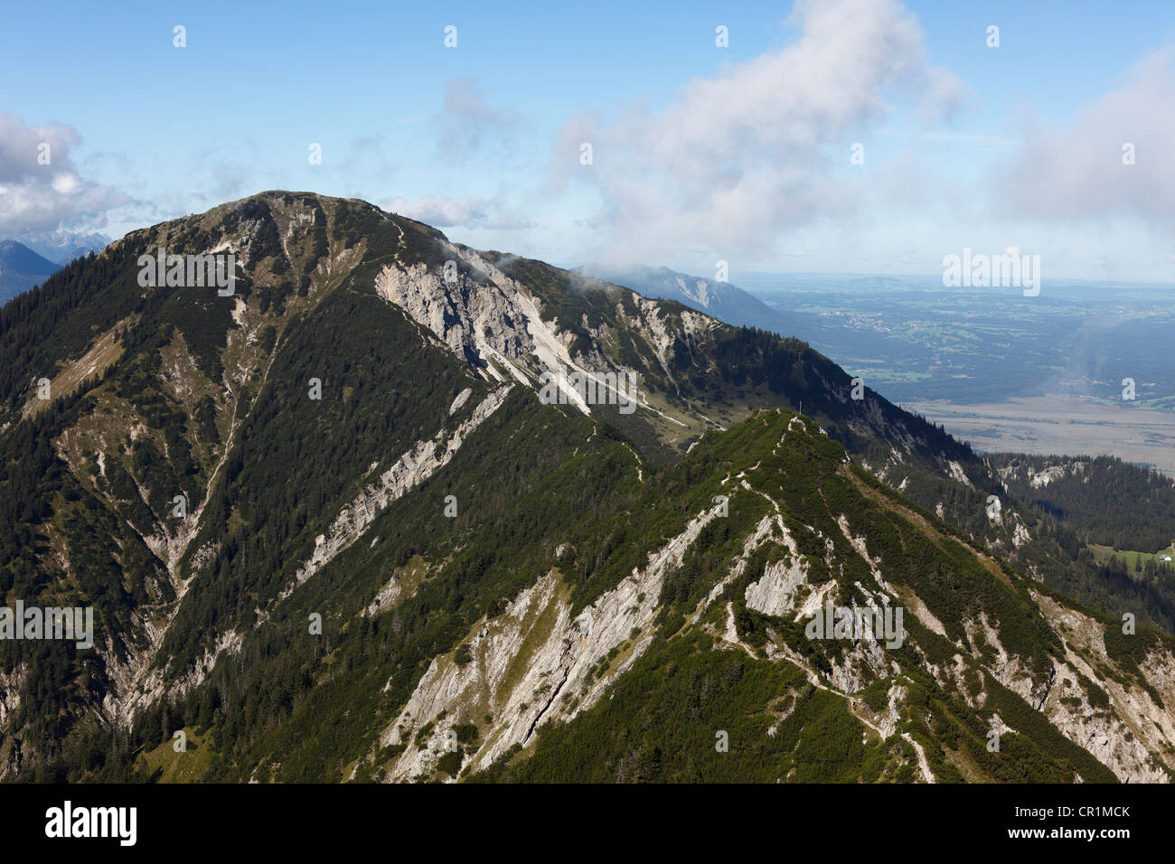 Heimgarten mountain, as seen from Herzogstand mountain, Upper Bavaria, Bavaria, Germany, Europe, PublicGround Stock Photo