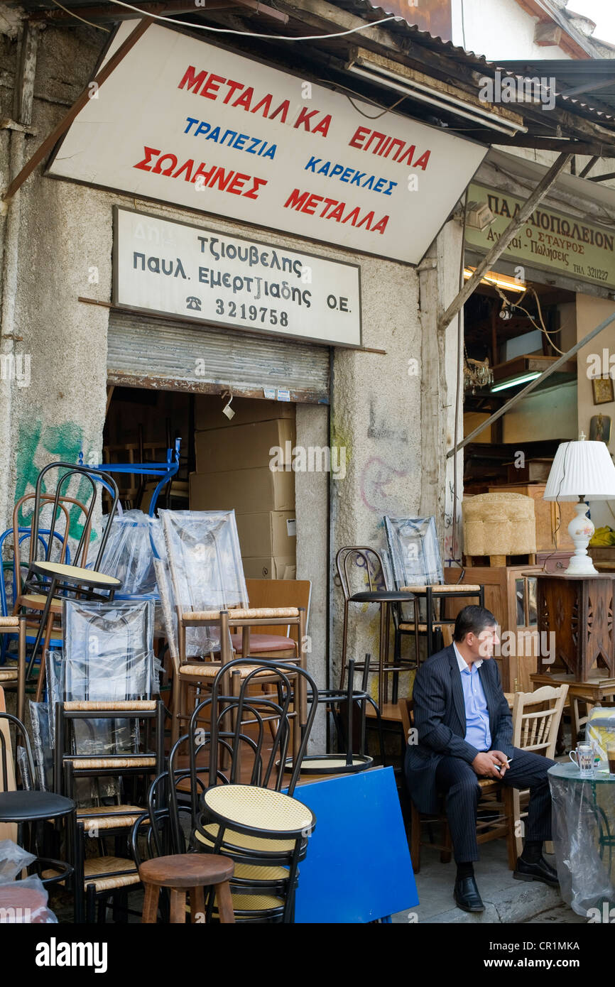 Monastiraki flea market greece hi-res stock photography and images - Alamy