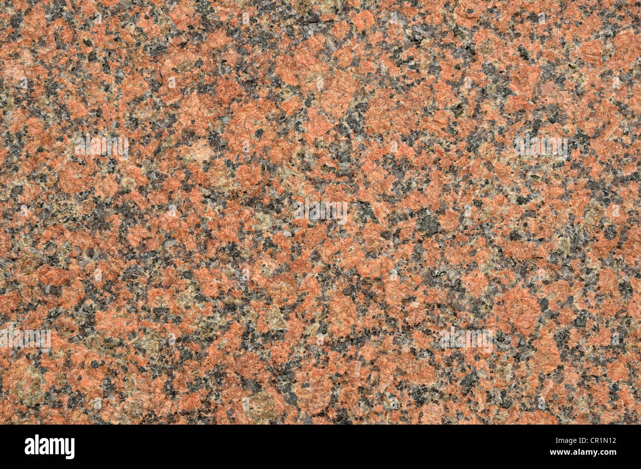 Surface of granite stone treated Stock Photo
