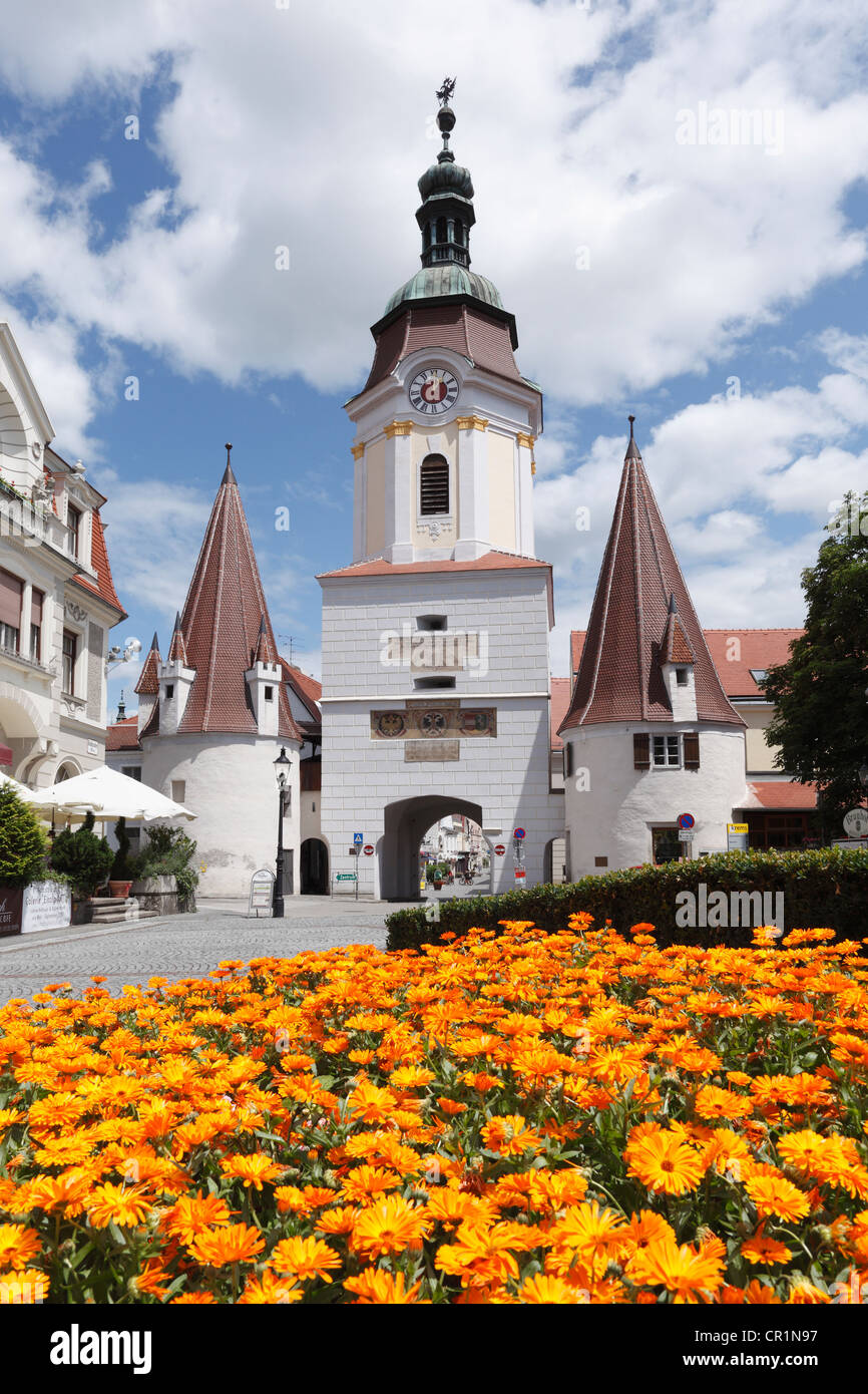 Steiner Tor gate, Krems an der Donau, Wachau, Lower Austria, Austria, Europe Stock Photo