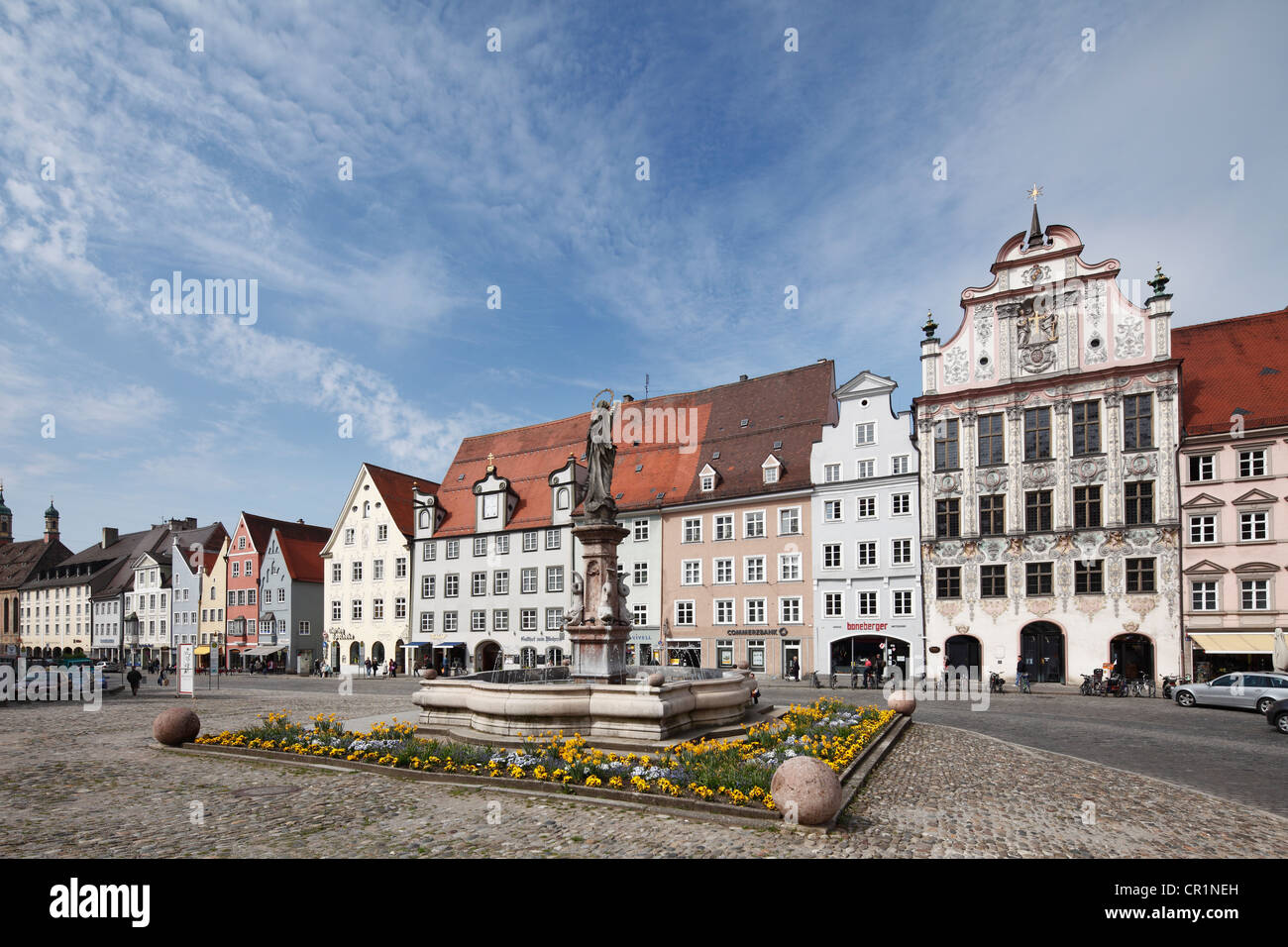 Landsberg town hall hi-res stock photography and images - Alamy