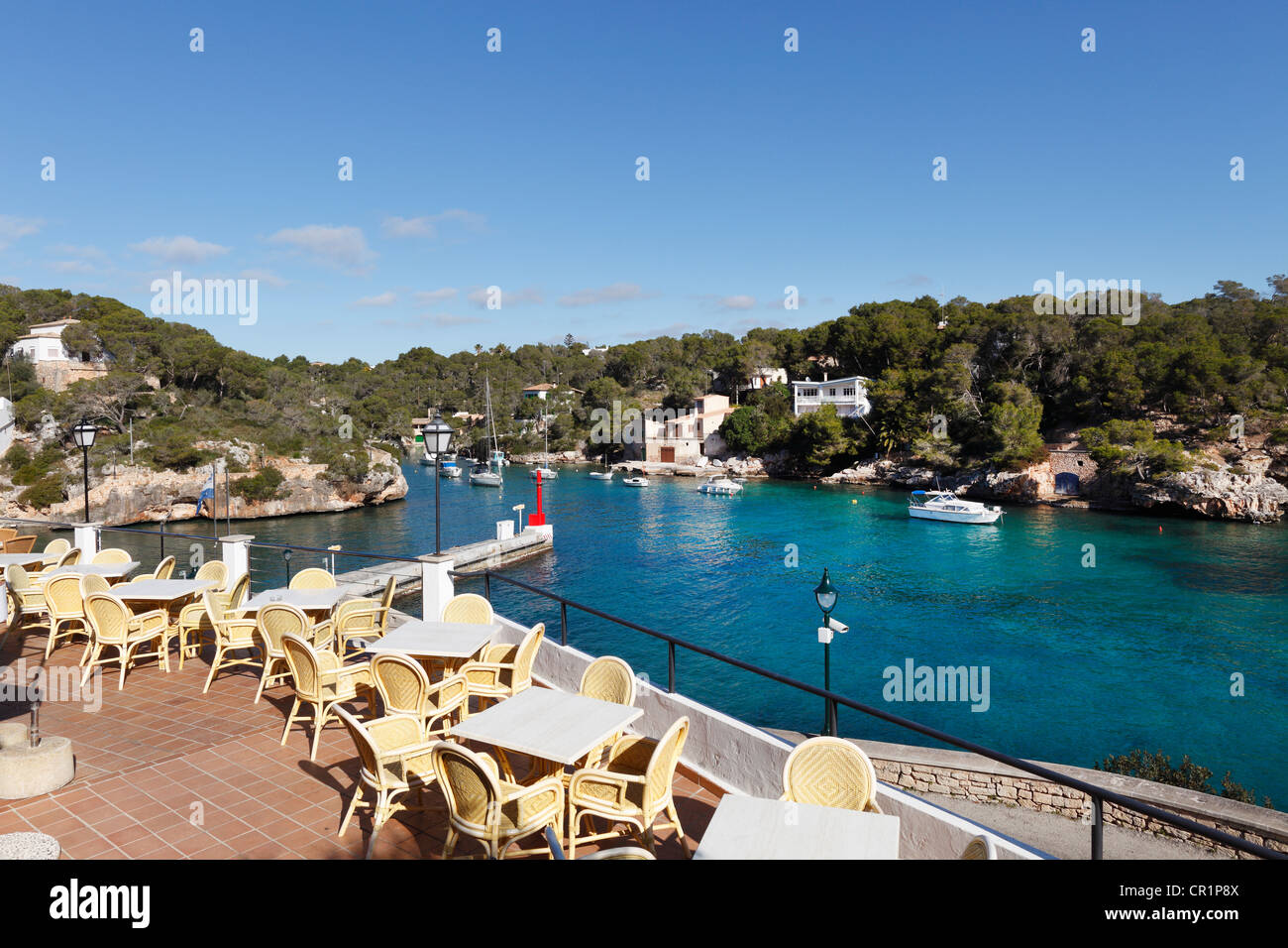 Cala Figuera resort, Santanyi, Majorca, Balearic Islands, Spain, Europe Stock Photo
