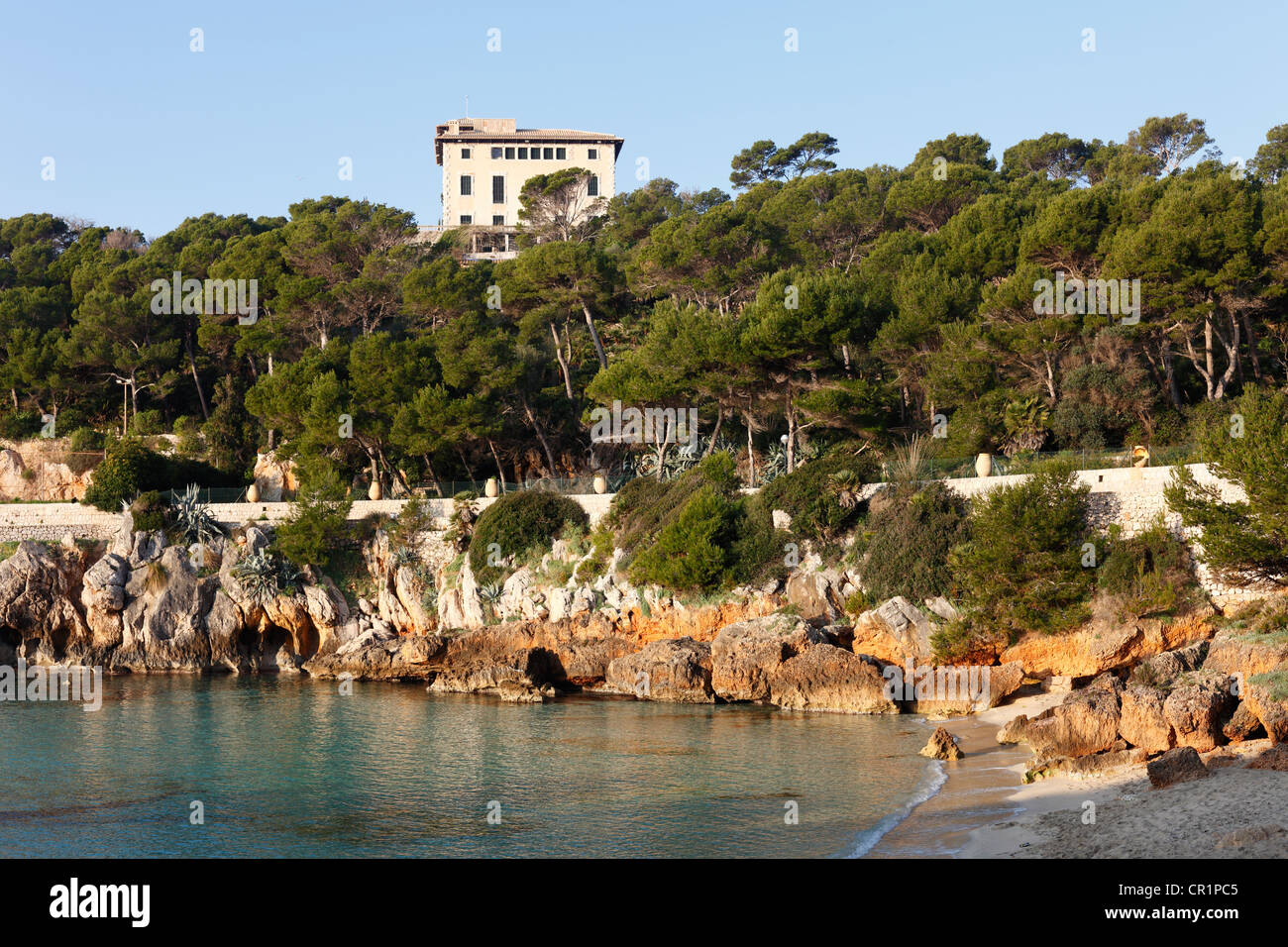 Villa March, Cala Gat, Cala Ratjada, Majorca, Balearic Islands, Spain, Europe Stock Photo