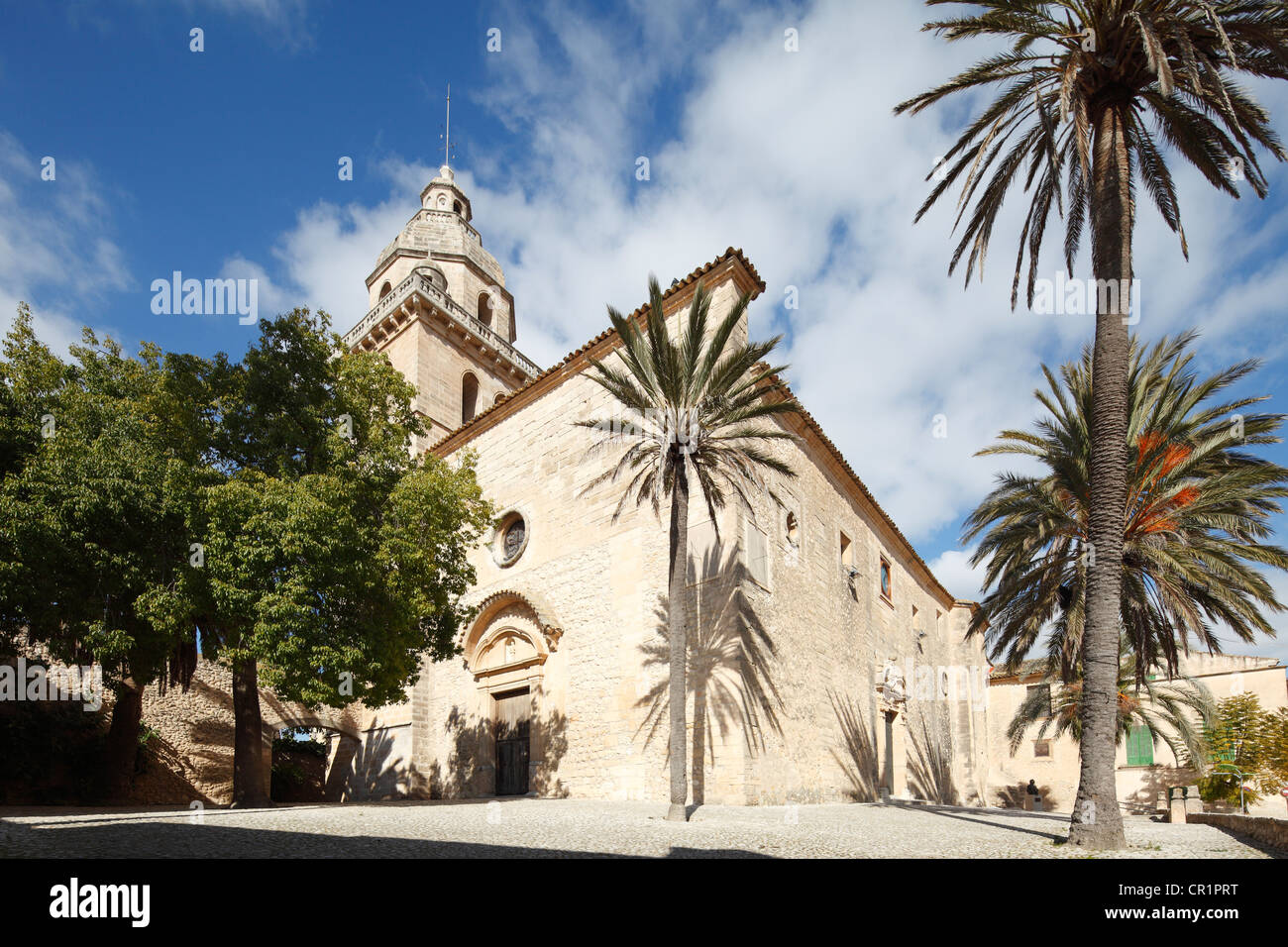 Church of Sant Bartomeu, Montuiri, Majorca, Balearic Islands, Spain, Europe Stock Photo