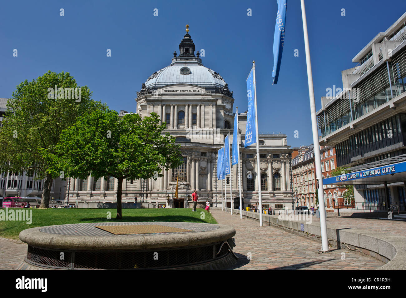 The Methodist Church, Methodist Central Hall Westminster, London, England. Stock Photo