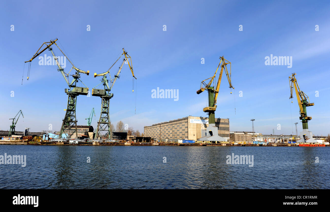 Docks, Gdansk, Poland Stock Photo