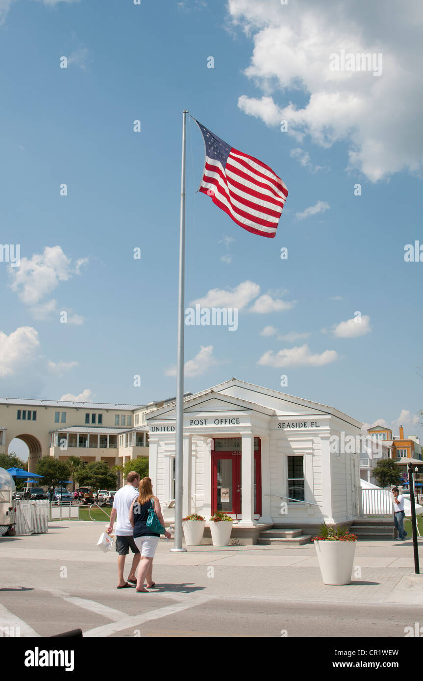 US Post Office at Seaside northwest Florida USA Stock Photo - Alamy