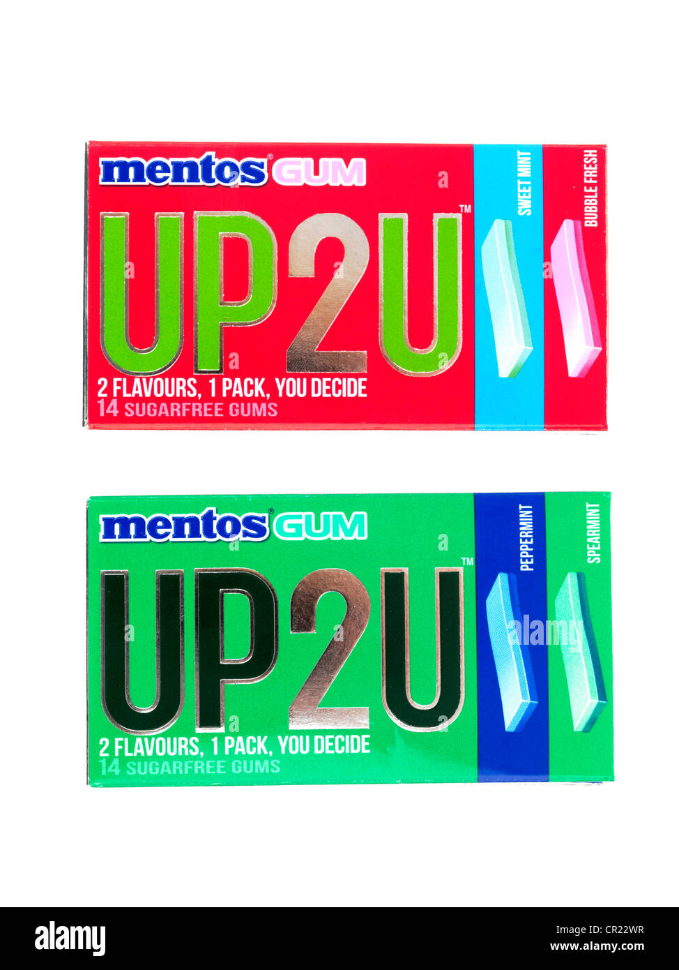 Packet of Chewing Gum Stock Photo Alamy