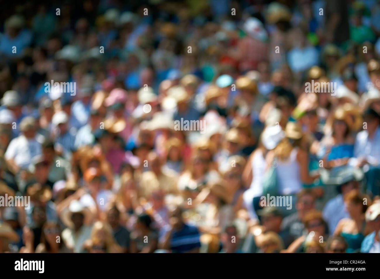 abstract crowd scene Stock Photo