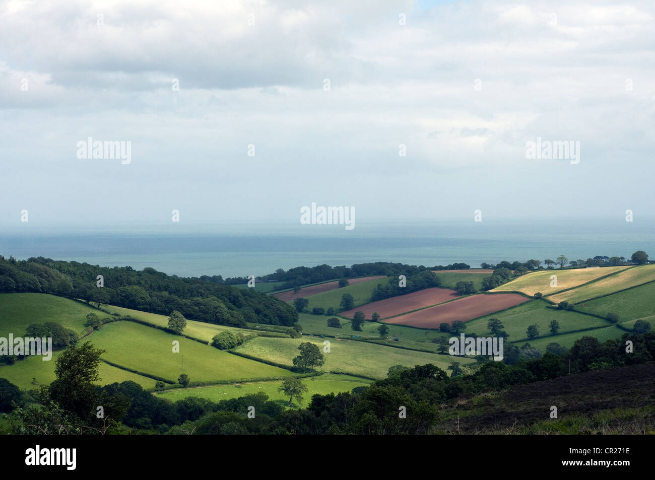 ashcombe valley Stock Photo