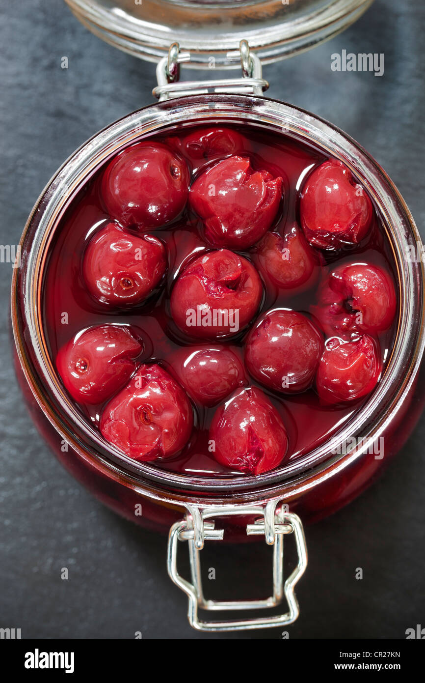 Morello cherries in jar hires stock photography and images Alamy