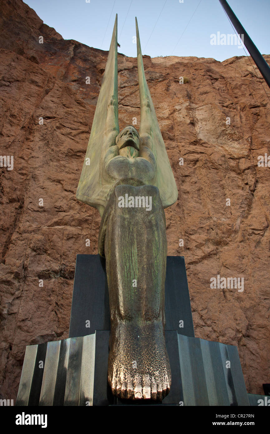 Memorial to the men who built and died building the Hoover Dam between 1931/35. Lake Mead
