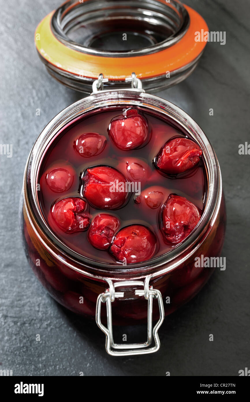 Morello cherries in jar hires stock photography and images Alamy