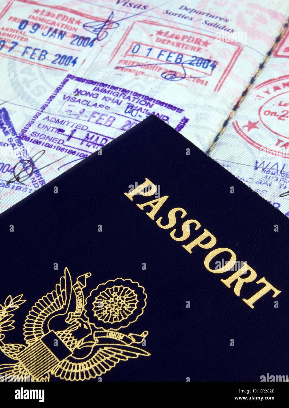 passport and visa,s Stock Photo Alamy