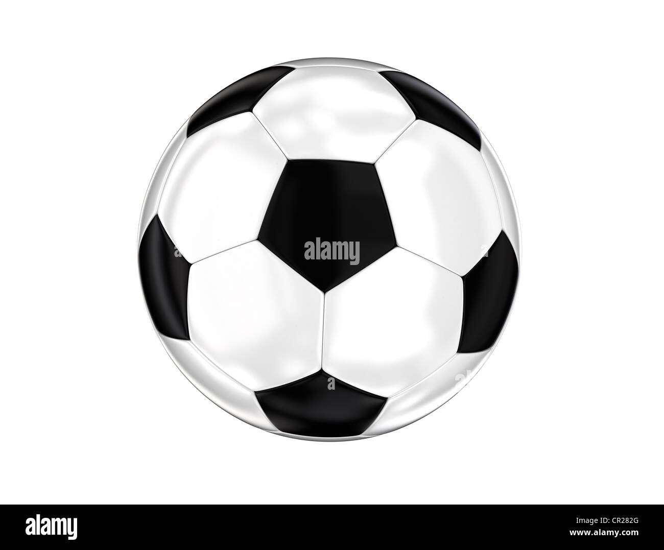 Soccer ball isolated on white background Stock Photo