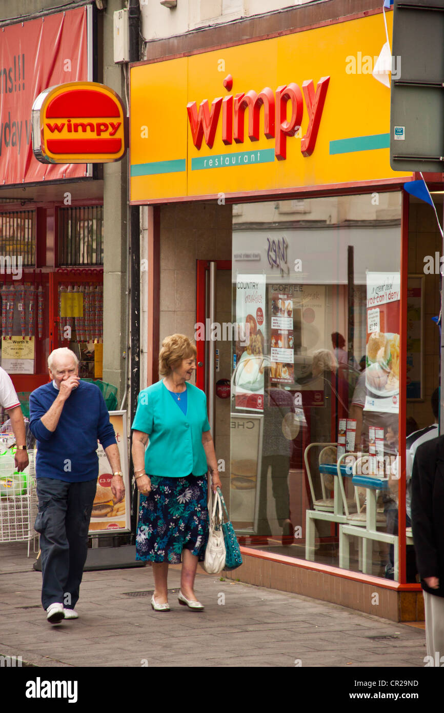 Wimpy burger hi-res stock photography and images - Alamy