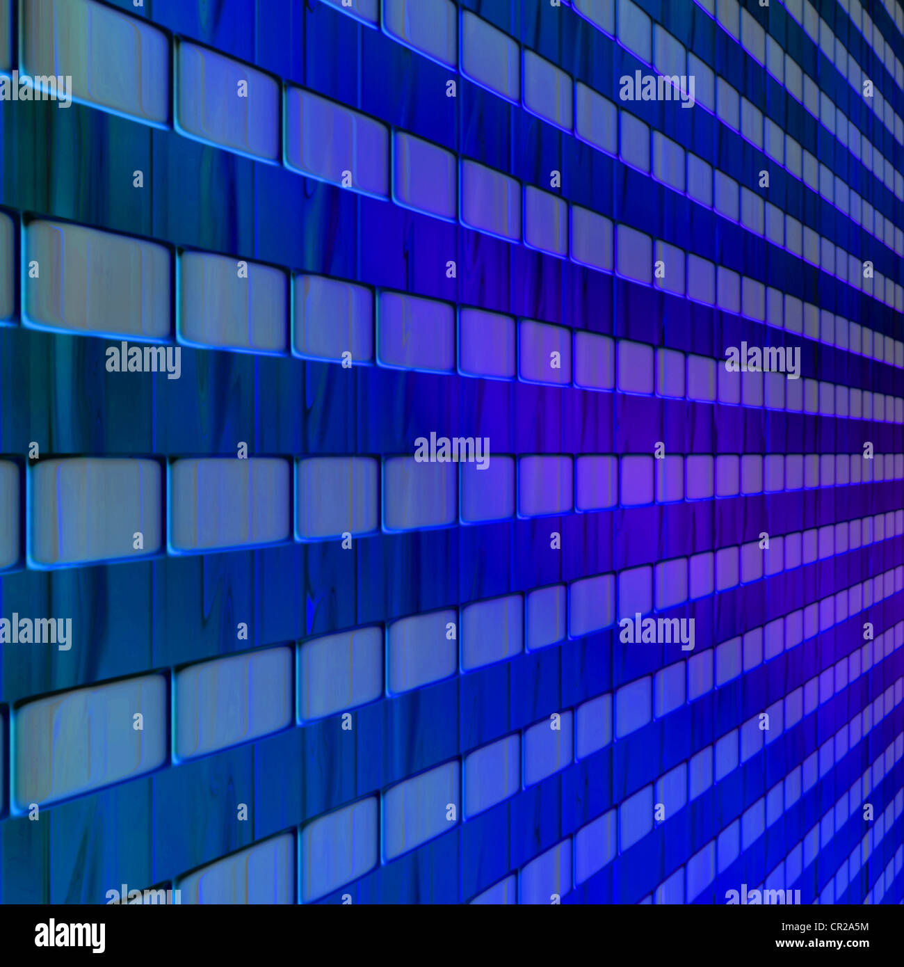 Abstract powerful illustrated wall design Stock Photo - Alamy