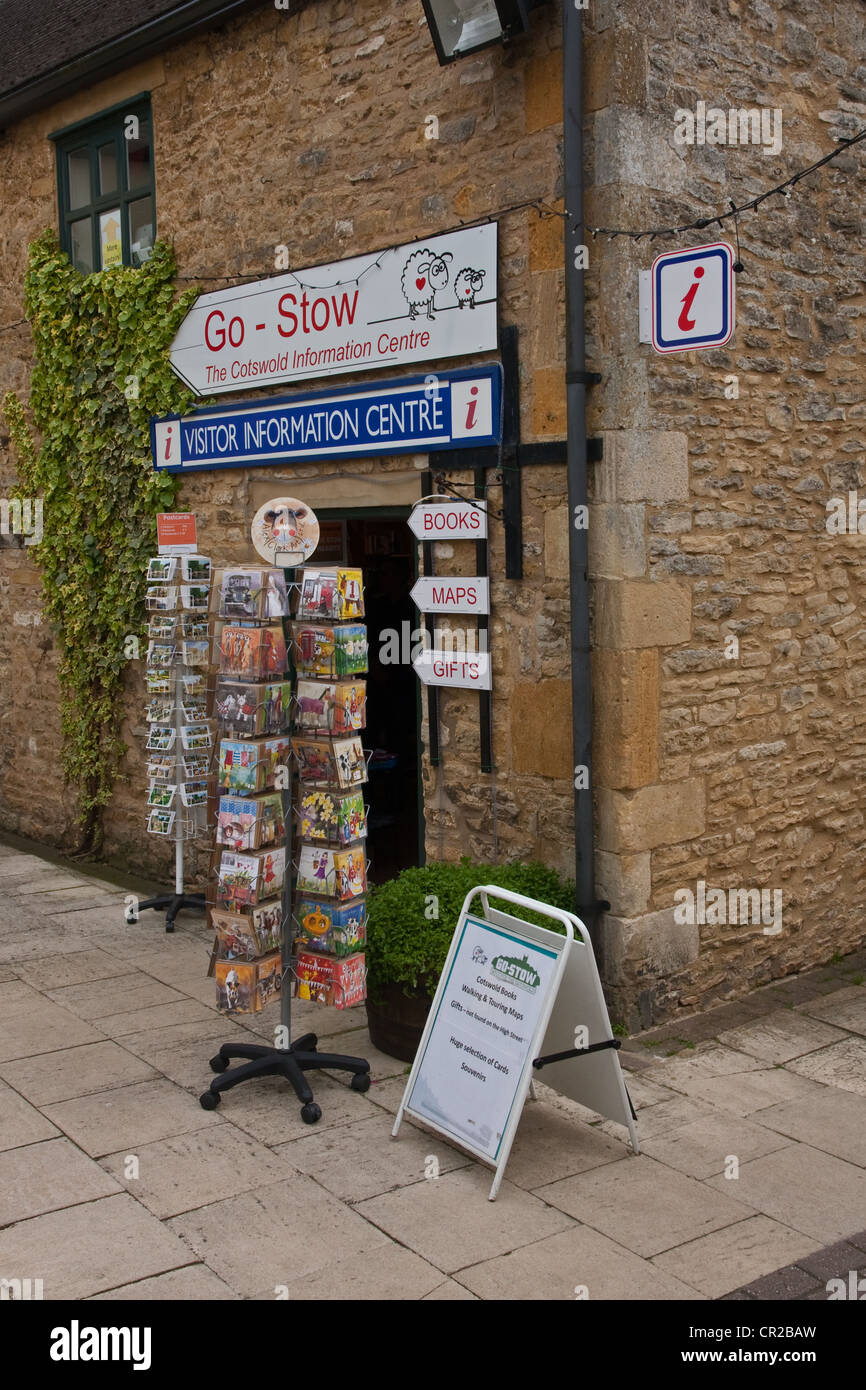 Go-Stow, Tourist Information Centre, Stow-on-the-Wold Stock Photo