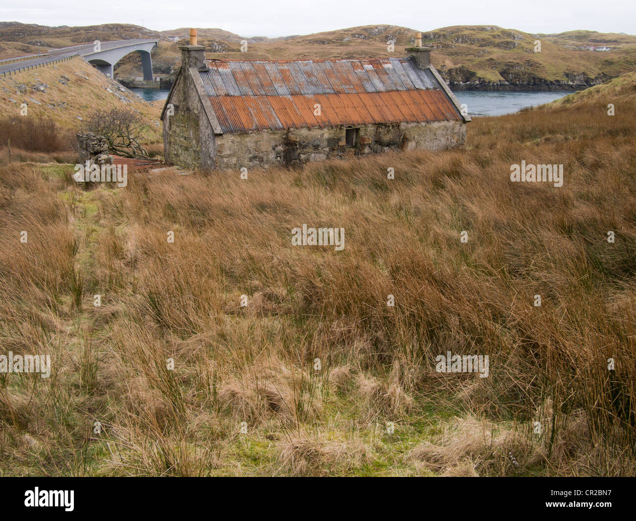 Derelict Croft House, Isle of Harris, Scotland Stock Photo Alamy