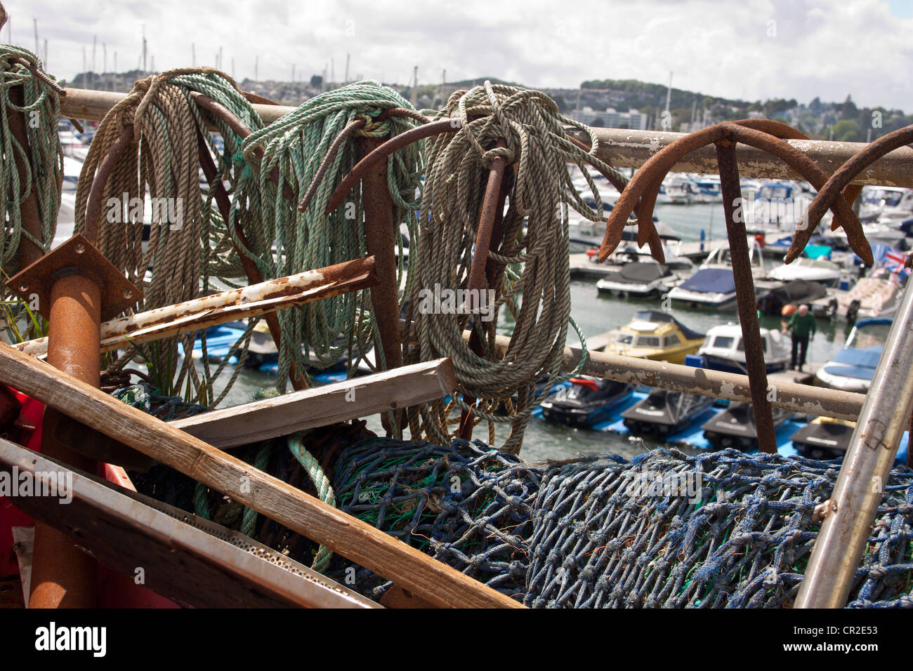 Used fishing lines hi-res stock photography and images - Alamy