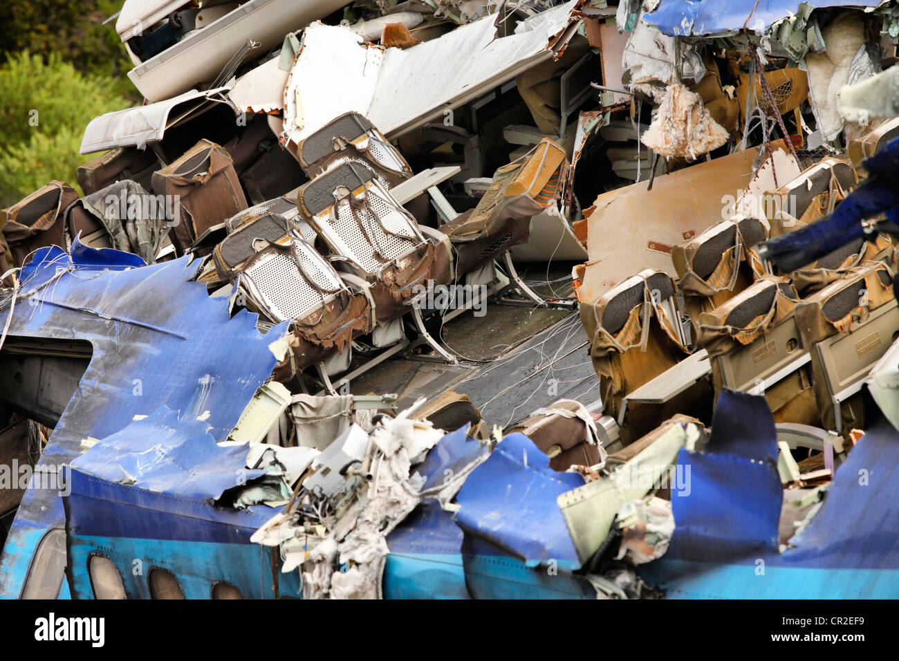 Airplane crash, scene from the movie Stock Photo - Alamy