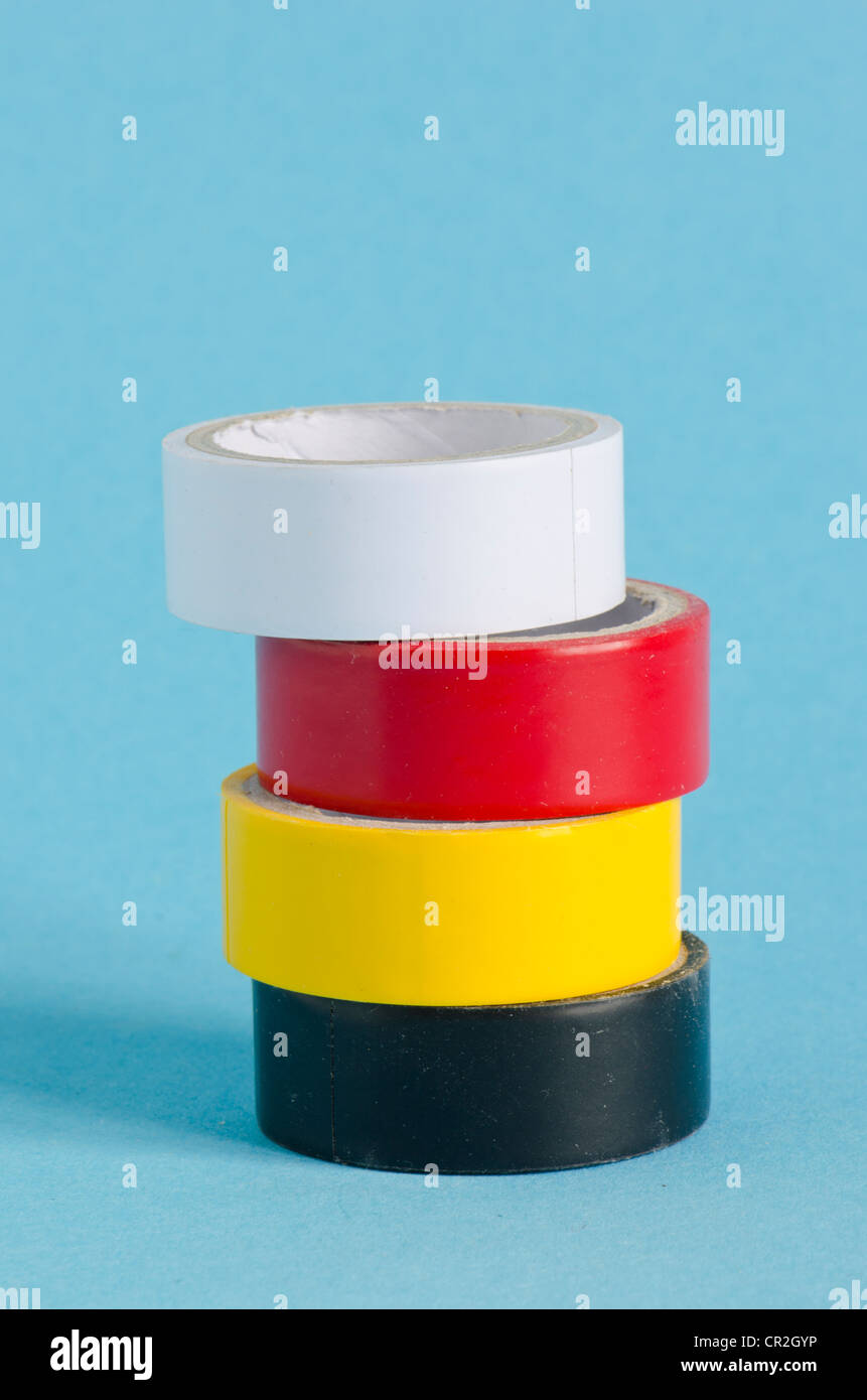 Colorful tape rolls stock image. Image of packing, tape - 34309507